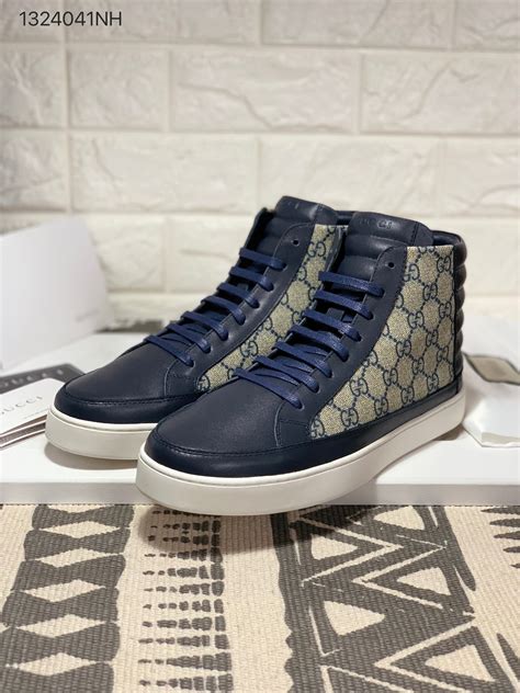 blue gucci mens shoes|authentic gucci men shoes.